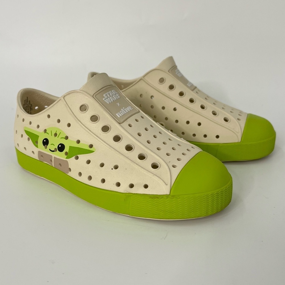 Native x Star Wars 12 jefferson toddler green cream 0487 grogu baby yoda